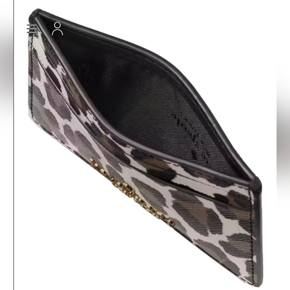 Kate Spade Madison Spotted Leopard Small Slim Card Holder - Picture 2 of 3